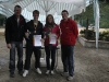 Siegerehrung - Jürgen Deimel, Tobias Franz, Nelly u. Norman Steinbach